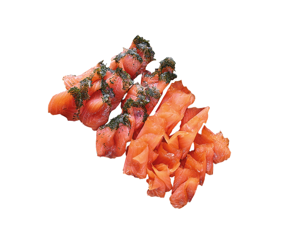Räucherlachs oder Graved Lachs