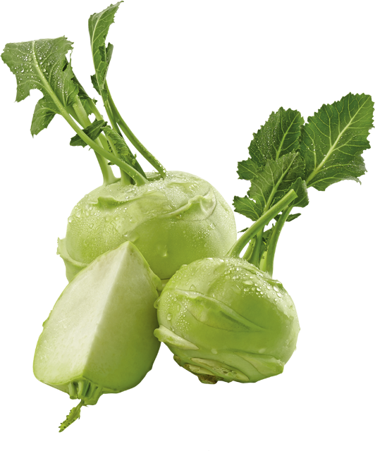 Am Samstag: Kohlrabi