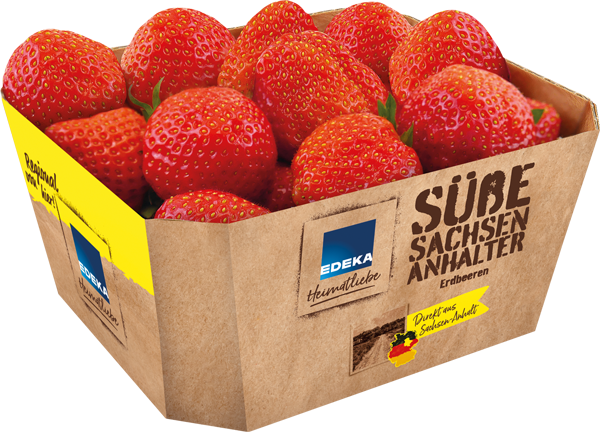 Deutschland Sachsen-Anhalt EDEKA Heimatliebe Erdbeeren