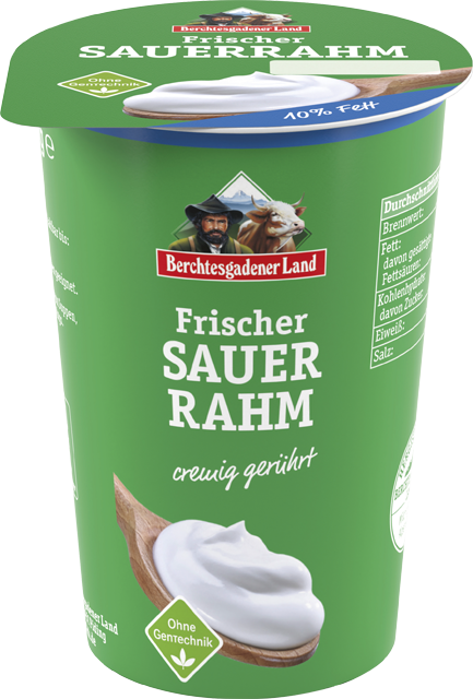 Berchtesgadener Land Frischer Sauerrahm