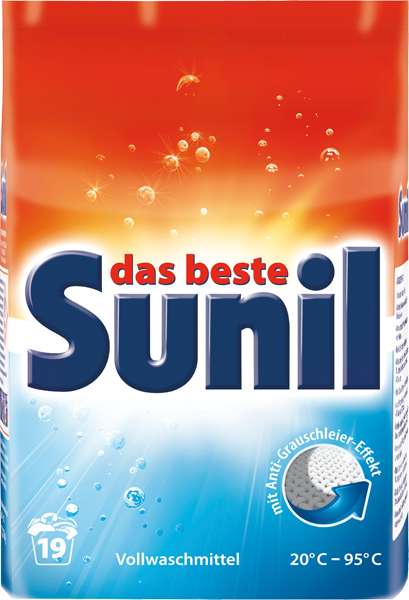 Sunil oder Kuschelweich Vollwaschmittel