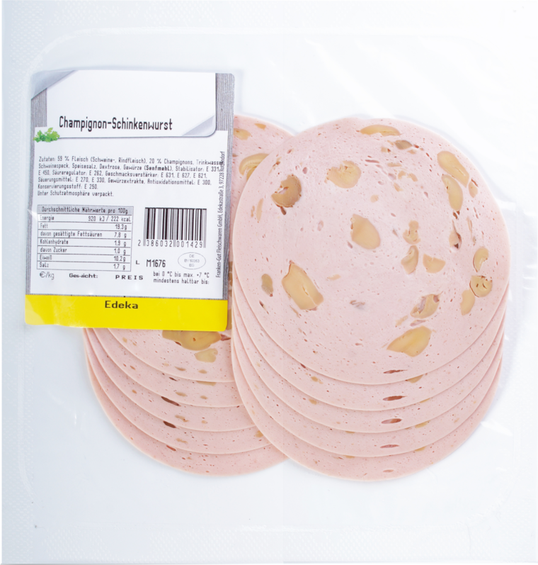 Champignon-Schinkenwurst