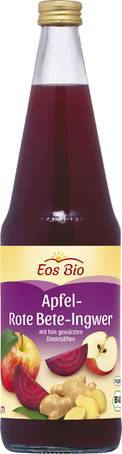 Bio Direktsaft Eos Apfel-Rote Bete-Ingwer 