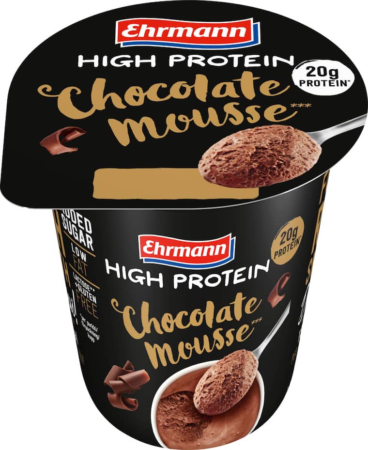 Ehrmann High Protein Mousse oder Pudding mit ChocSplits
