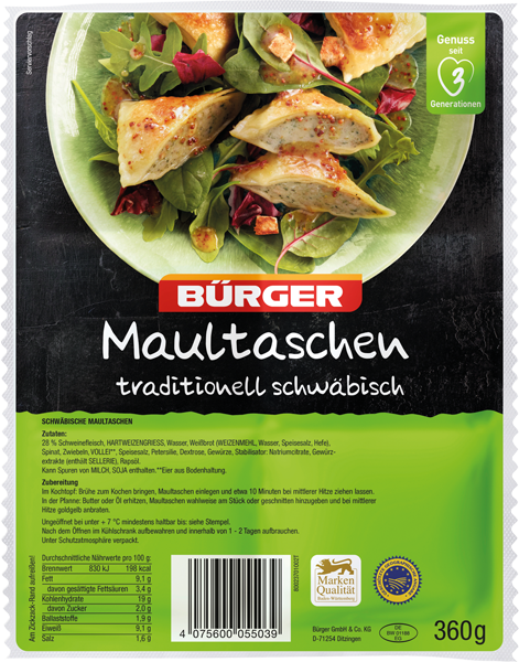 Bürger Maultaschen