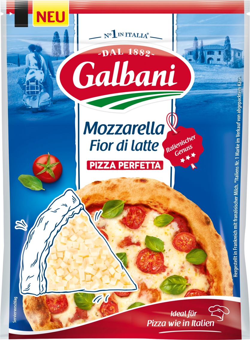 Galbani Mozzarella Fior di Latte gerieben