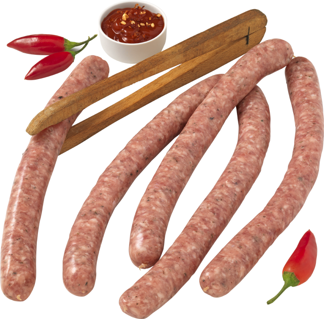 Frische Bratwurst fränkische Art 