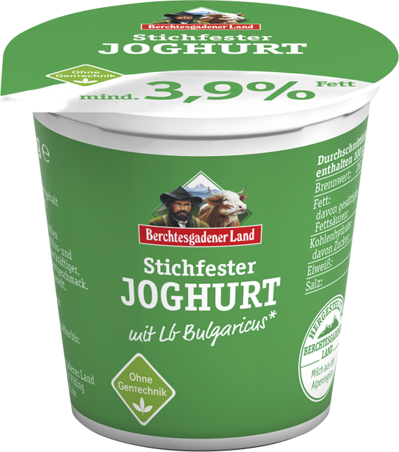 Berchtesgadener Land Stichfester Joghurt 