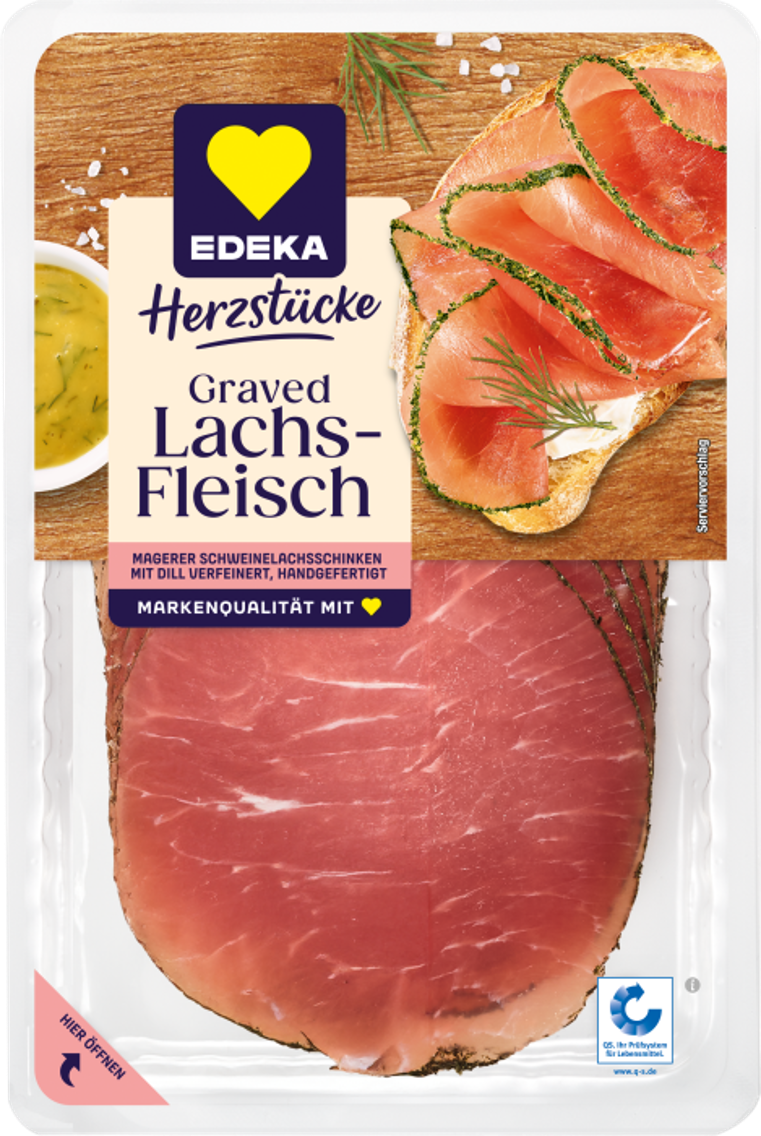 EDEKA Herzstücke Graved Lachsfleisch