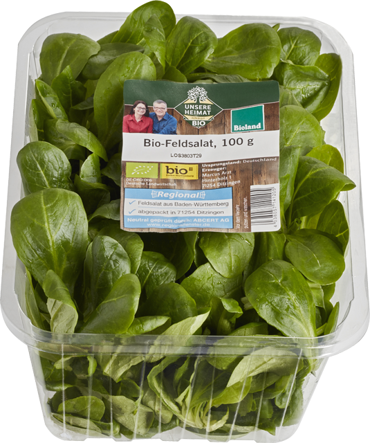 Von Mittwoch bis Samstag: Unsere Heimat – echt & gut Bio Bioland-Feldsalat 