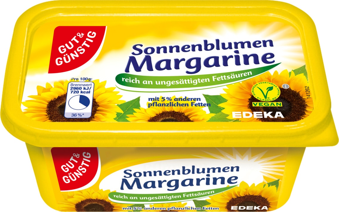 Gut & Günstig Sonnenblumen Margarine