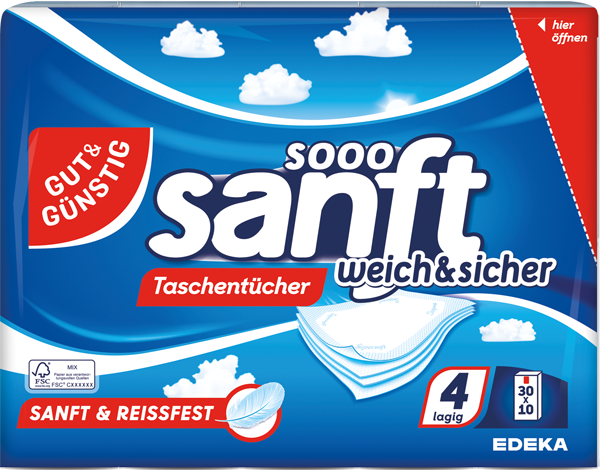 GUT&GÜNSTIG sooo sanft... Taschentücher