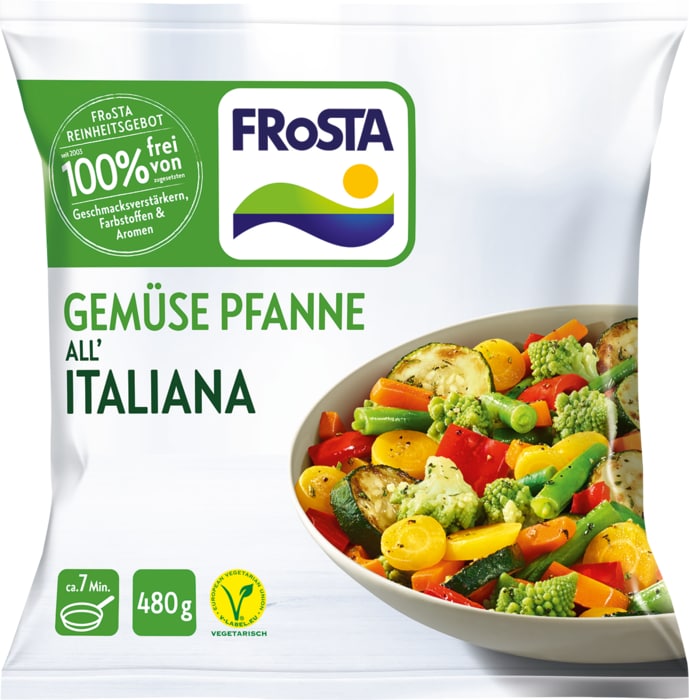 Frosta Fertiggericht je 375g Beutel oder Gemüse-Pfanne