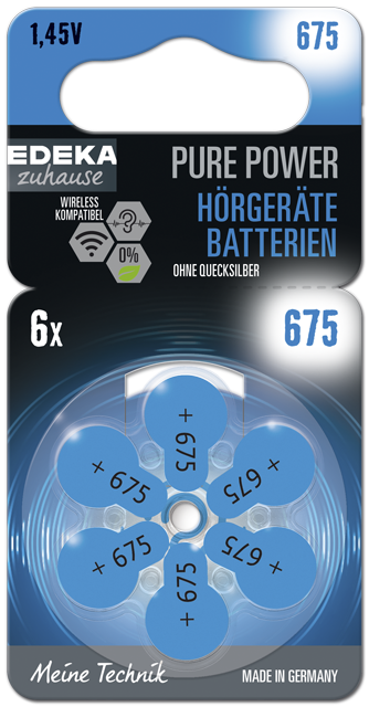 EDEKA zuhause Hörgerätebatterien