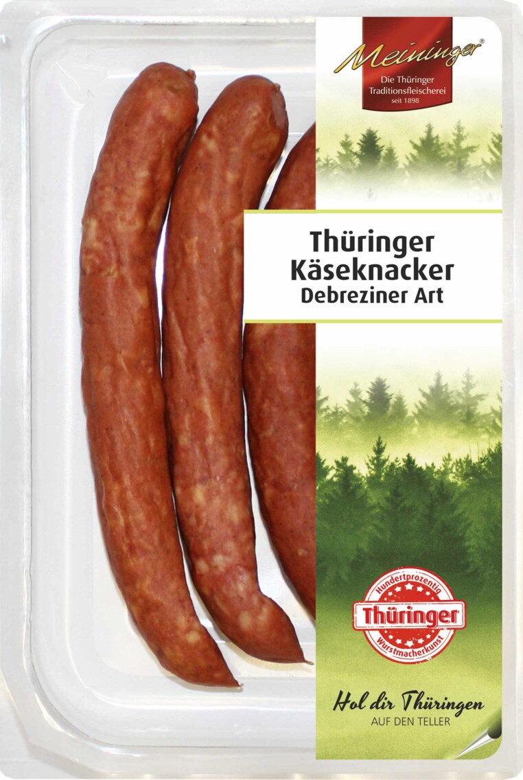 Meininger Thüringer Käse Knacker oder -Wiener