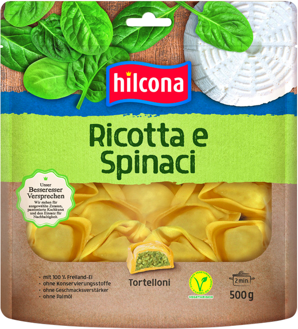 Hilcona Tortelloni Ricotta e Spinaci