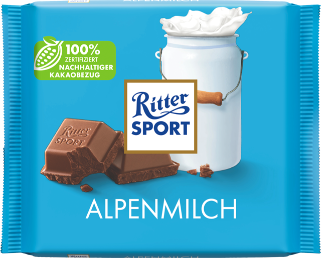 4 Packungen² – Ritter Sport Schokolade Bunte Vielfalt 