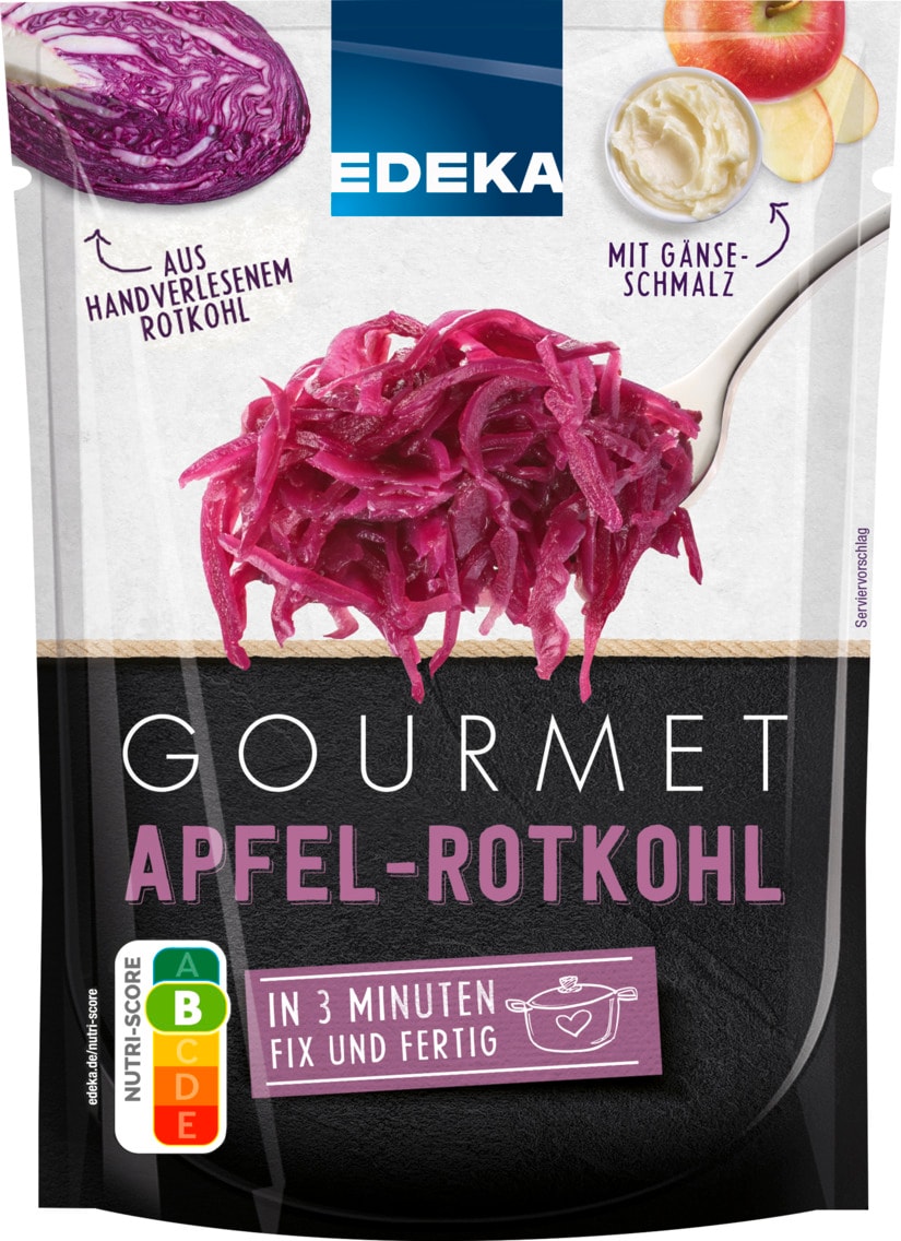 EDEKA Gourmet Apfel-Rotkohl