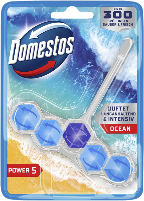 Domestos WC Stein Power 5 Ocean 
