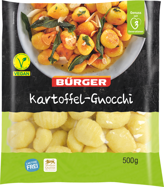Bürger Schupfnudeln, Eierspätzle, Gnocchi oder Dinkelknöpfle