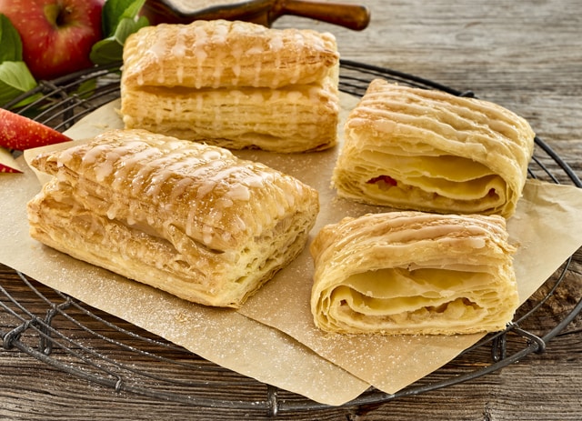 ¹Dinkel-Apfeltaschen