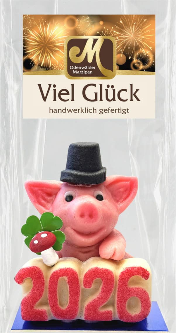Odenwälder Marzipan Glücksschwein