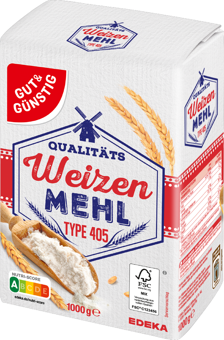 GUT&GÜNSTIG Weizenmehl Type 405