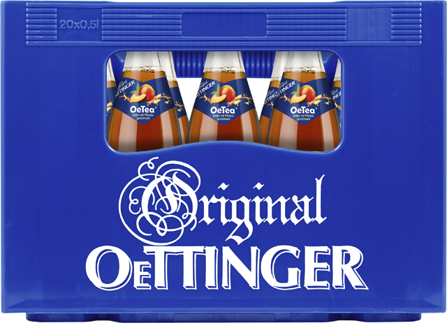 Original Oettinger OeTea Pfirsich Eistee auch Zuckerfrei 