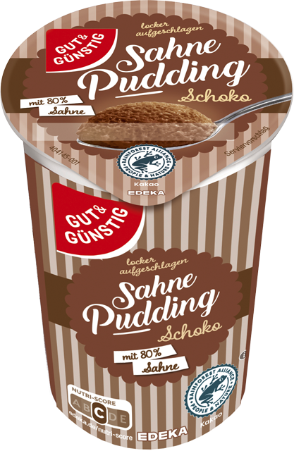 Gut & Günstig Sahne Pudding Schoko oder Vanillegeschmack
