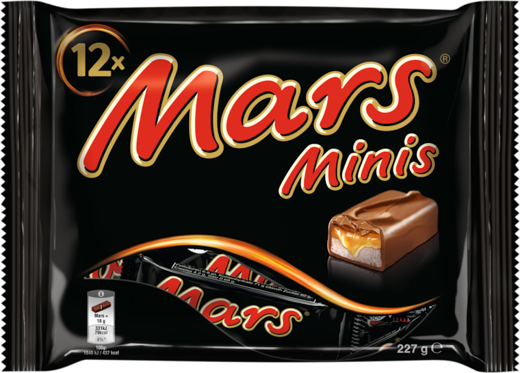 Mars, Twix, Snickers, Bounty oder Milky Way
