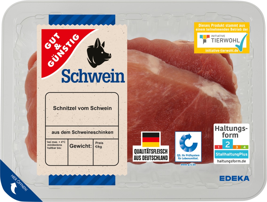 Gut & Günstig Schnitzel vom Schwein