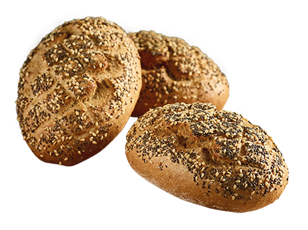 Dinkel-Chia-Quarkbrötchen