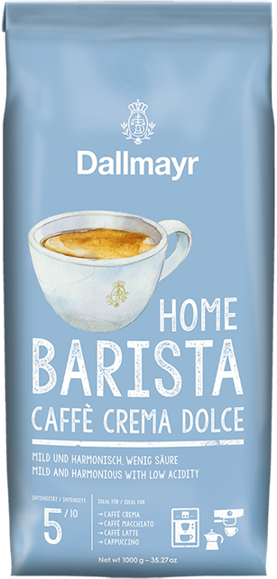 Dallmayr Home Barista Caffè Crema Dolce, Caffè Crema Forte, Espresso Intenso oder Crema e Aroma