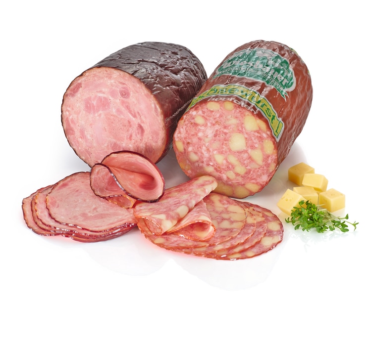 Wiesbauer Beskada* eine kräftig würzige Wurstspezialität oder Käsewurst*