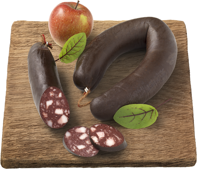 Hausmacher Spezialität: Bauernschwarzwurst