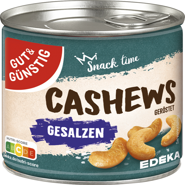 Gut & Günstig Cashews geröstet & gesalzen