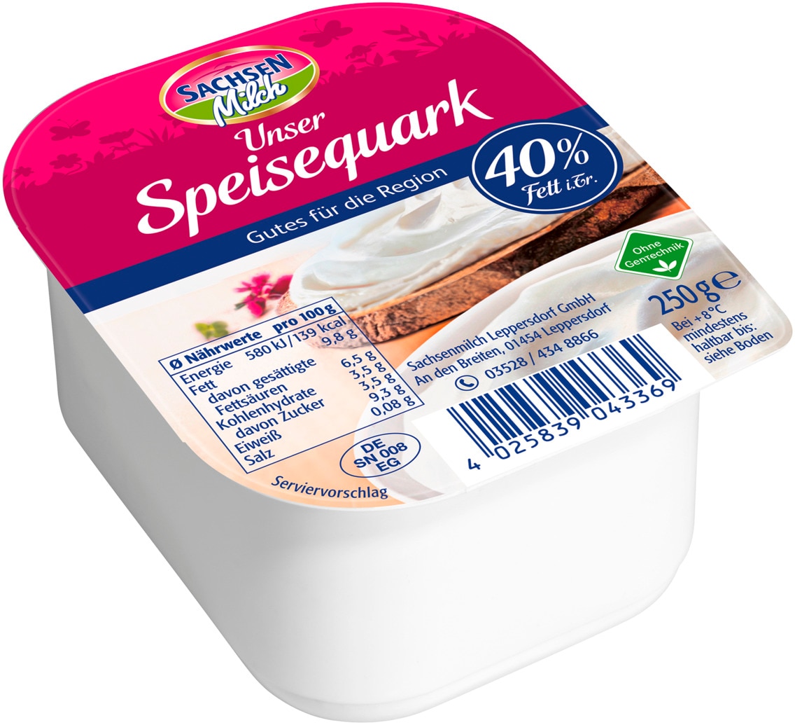 Sachsen Milch oder Vogtlandweide Quark