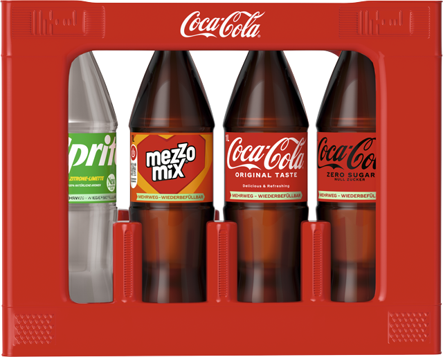 Coca-Cola*, Mezzo-Mix*,  Fanta Orange 