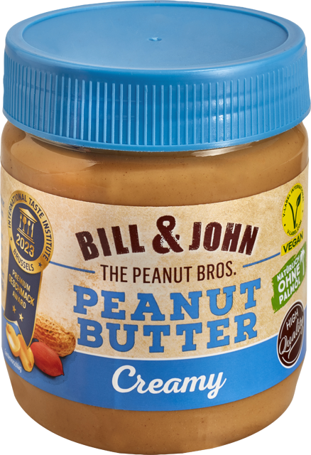 Bill & John Erdnussbutter Creamy oder Crunchy