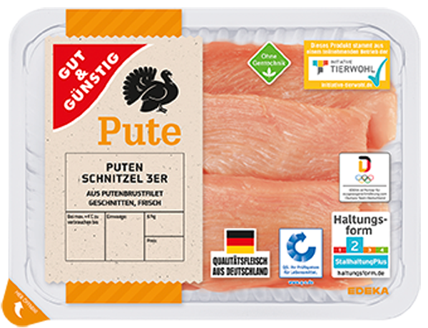 GUT&GÜNSTIG Putenschnitzel