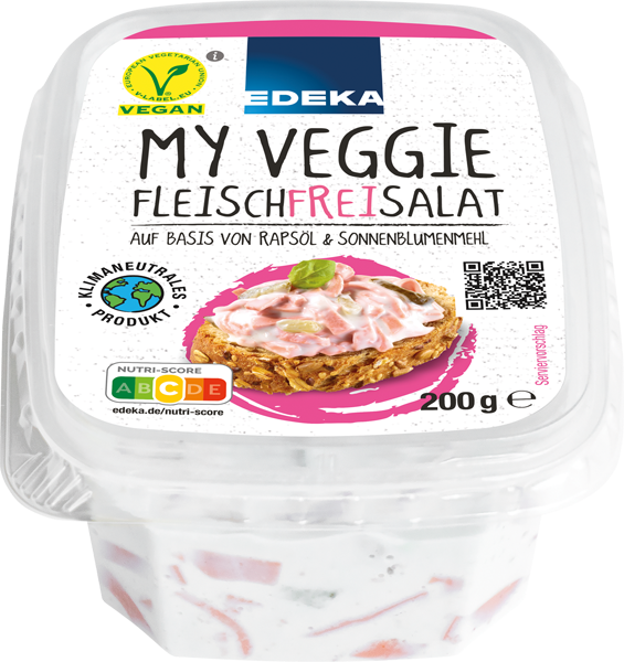 EDEKA My Veggie Veganer Eifrei- oder Fleischfreisalat