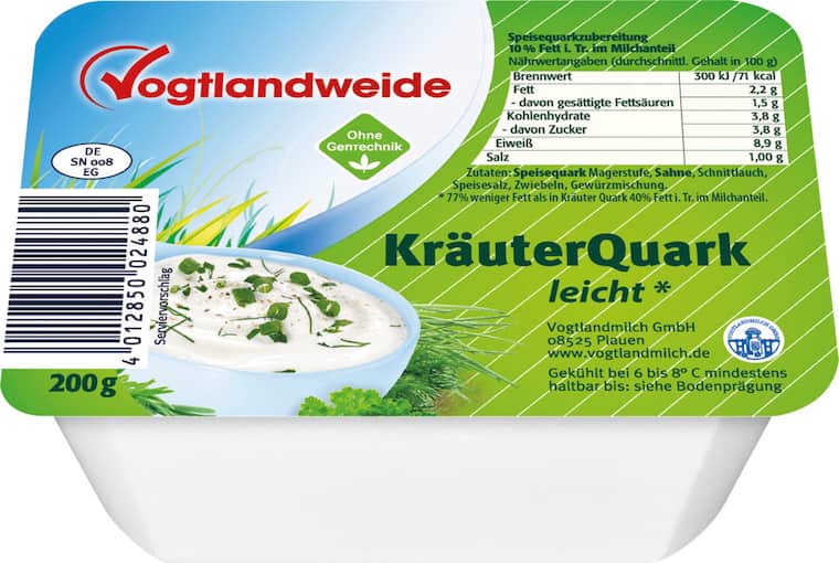 Vogtlandweide Gewürz Quark