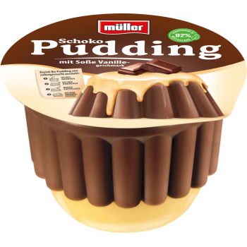 müller Schoko oder Grieß Pudding