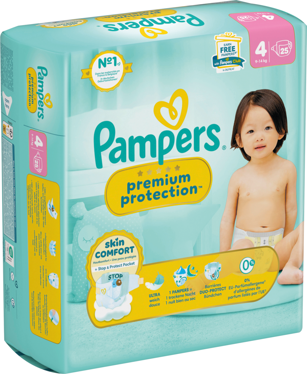 Pampers baby-dry- oder Premium-Protection-Windeln