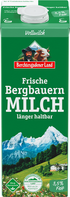 Donnerstag bis Samstag: Berchtesgadener Land Frische Bergbauern Milch