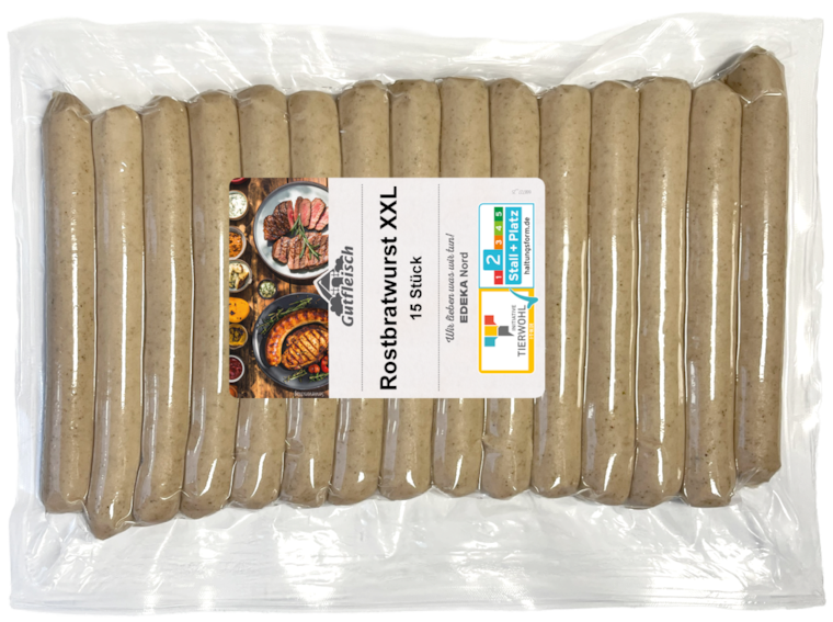 Gutfleisch XXL Rostbratwurst oder Schinkengriller