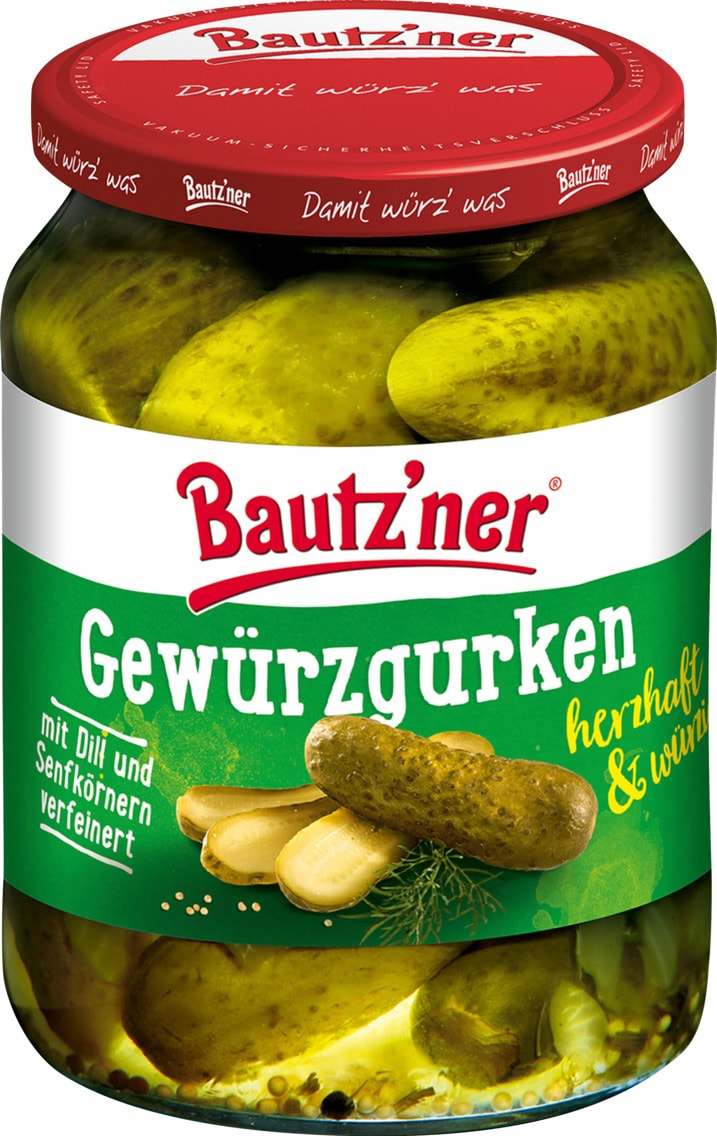 Bautz’ner oder Hainich Gewürzgurken