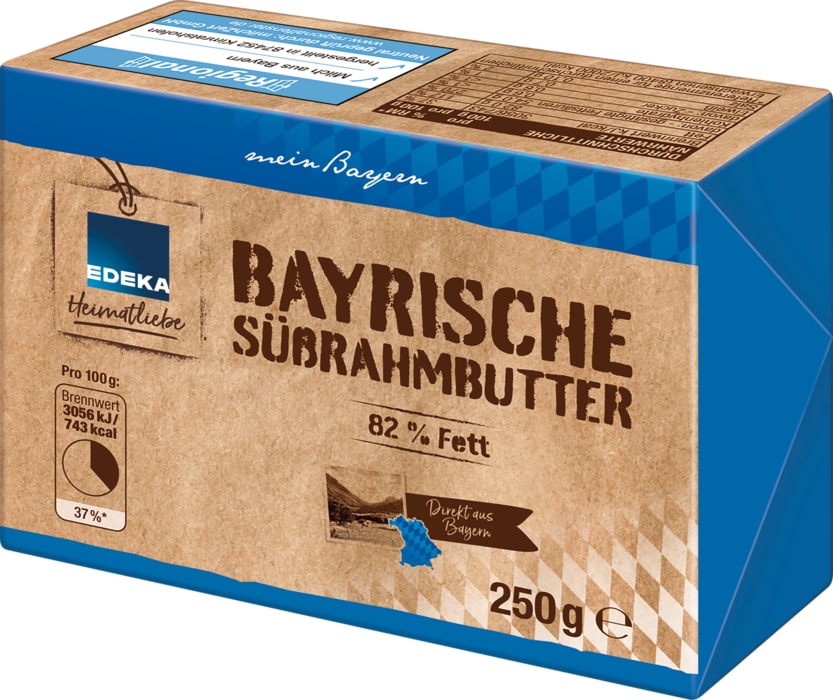 EDEKA Heimatliebe Bayrische Süßrahmbutter