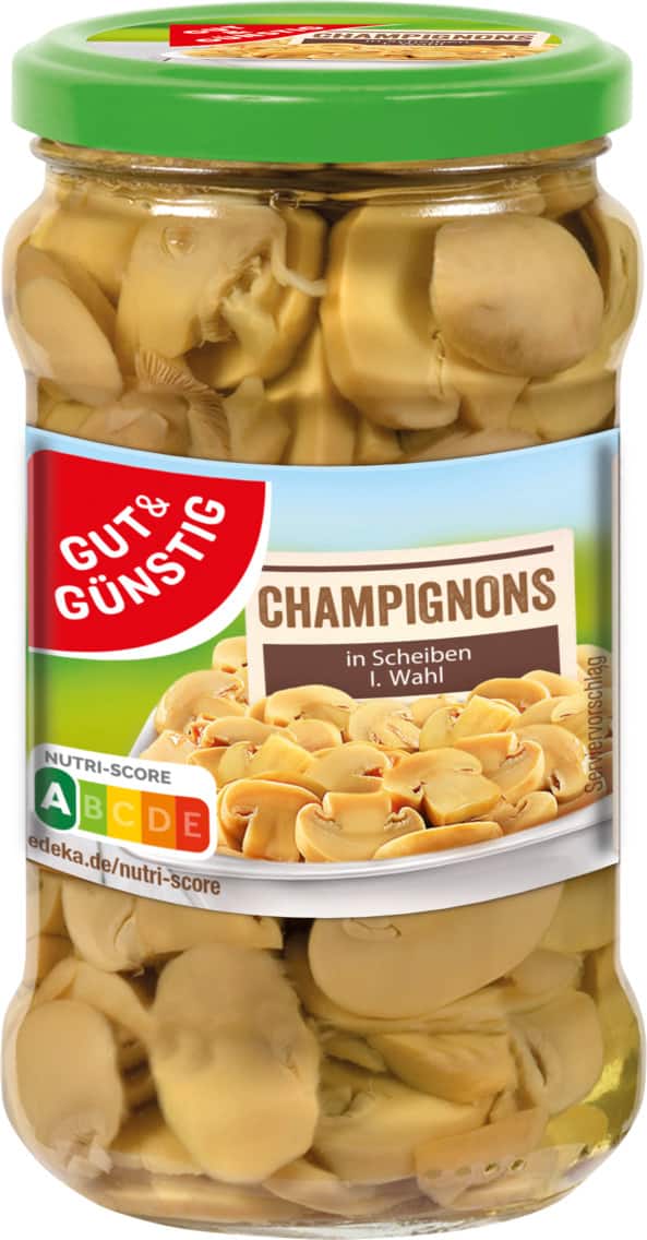 Gut & Günstig Champignons in Scheiben