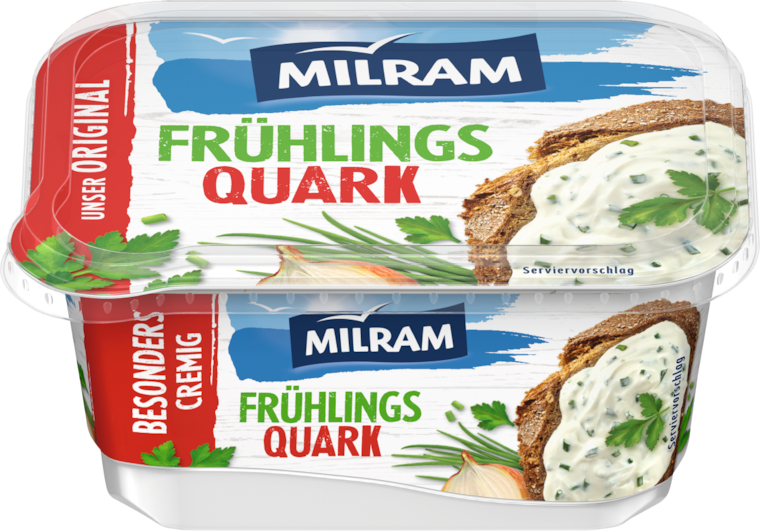 Milram Gewürzquark oder pflanzlicher Aufstrich